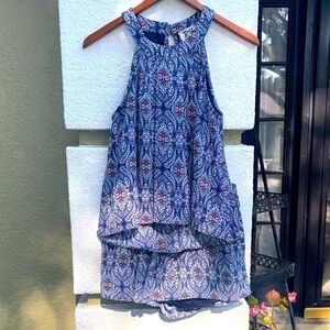 People’s Project LA Astoria Navy Paisley 2pc Set EUC
